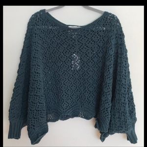 Jessica Simpson knit teal sweater size small